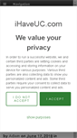 Mobile Screenshot of ihaveuc.com